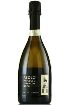 Tenuta Amadio Asolo Prosecco Millesimato DOCG - вино игристое Тенута Амадио Асоло Просекко Миллезимато ДОКГ 0.75 л белое сухое