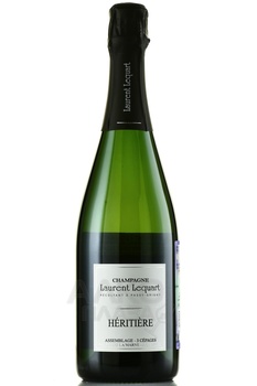 Champagne Laurent Lequart L’Heritiere - шампанское Шампань Лоран Лекар Эритьер 2018 год 0.75 л белое экстра брют в п/у