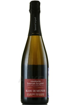 Champagne Laurent Lequart Blanc de Meunier - шампанское Шампань Лоран Лекар Блан де Менье 2018 год 0.75 л белое экстра брют