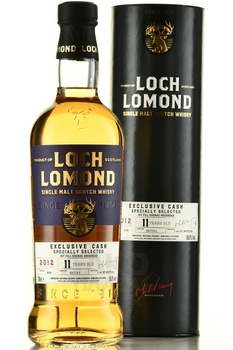 Loch Lomond Exclusive Cask Specially Selected 11 years old - виски Лох Ломонд Эксклюзив Каск Спешиали Селектед 11 лет 0.7 л в тубе