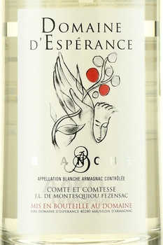 Blanche d’Esperance Bas-Armagnac - арманьяк Бланш д’Эсперанс Ба-Арманьяк 0.7 л