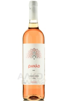 Vinho Verde Pavao Rosado - вино Винью Верде Павао Розе 2023 год 0.75 л розовое полусухое