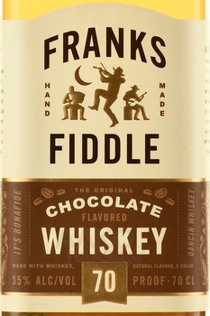 Franks Fiddle Chocolate Flavoured Whiskey - Фрэнкс Фидл Чоколейт Флейворид Виски 0.7 л