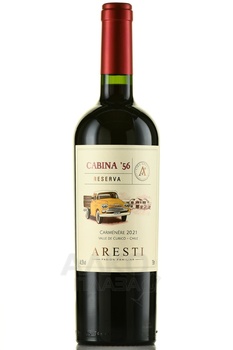 Aresti Cabina’56 Reserva Carmenere - вино Арести Кабина’56 Резерва Карменер 2021 год 0.75 л красное сухое