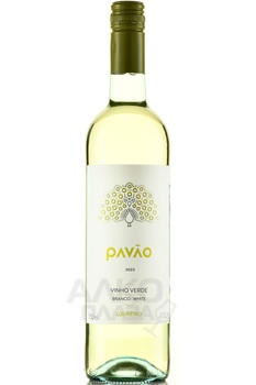 Vinho Verde Pavao Loureiro - вино Винью Верде Павао Лоурейру 2023 год 0.75 л белое полусухое