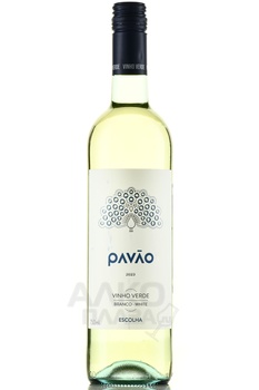 Vinho Verde Pavao Escolha - вино Винью Верде Павао Эсколья 2023 год 0.75 л белое полусухое