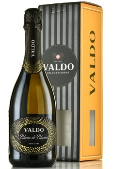 Valdo Oro Blanc de Blancs Extra Dry - вино игристое Вальдо Оро Блан де Блан Экстра Драй 2021 год 0.75 л белое сухое в п/у