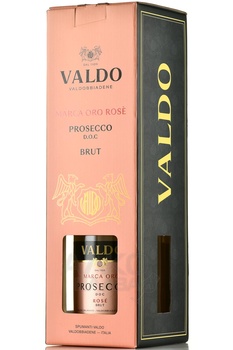 Valdo Marca Oro Rose Prosecco DOC - вино игристое Вальдо Марка Оро Розе Просекко ДОК 2021 год 0.75 л розовое брют в п/у