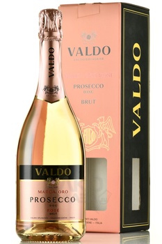 Valdo Marca Oro Rose Prosecco DOC - вино игристое Вальдо Марка Оро Розе Просекко ДОК 2021 год 0.75 л розовое брют в п/у