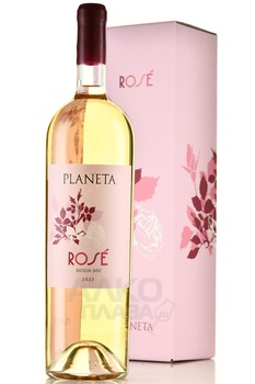 Planeta Rose Sicilia DOC - вино Планета Розе ДОК 1.5 л сухое розовое в п/у