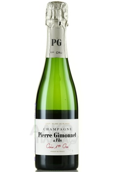 Champagne Pierre Gimonnet & Fils Cuis 1er Cru Brut - шампанское Пьер Жимоне э Фис Кюве Кюи Премье Крю брют 0.375 л