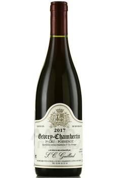 Gevrey-Chambertin Premier Cru Guillard Poissenot - вино Жеврэ-Шамбертен Премье Крю Гийяр Пуассено 2017 год 0.75 л красное сухое