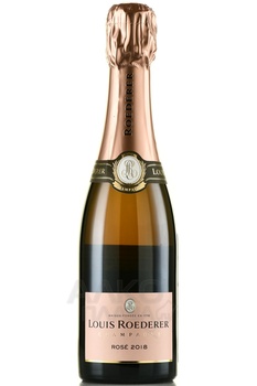 Champagne Louis Roederer Rose - шампанское Шампань Луи Родерер Розе 2018 год 0.375 л розовое брют