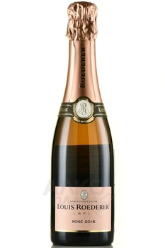 Champagne Louis Roederer Rose - шампанское Шампань Луи Родерер Розе 2016 год 0.375 л розовое брют в п/у