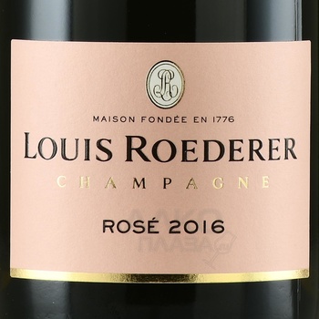 Champagne Louis Roederer Rose - шампанское Шампань Луи Родерер Розе 2016 год 0.375 л розовое брют в п/у