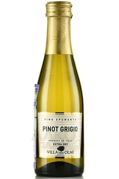 Pinot Grigio Spumante Extra Dry Villa degli Olmi - вино игристое Пино Гриджо Спуманте Экстра Драй Вилла дельи Олми 0.2 л белое брют