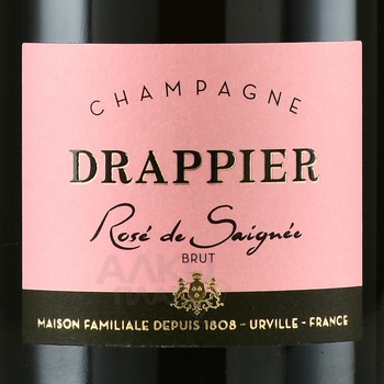 Drappier Rose Champagne - шампанское Розе Драпье 0.375 л розовое брют