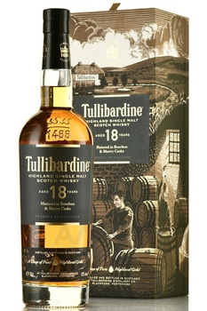 Tullibardine 18 Year Old Single Malt Scotch Whisky - виски односолодовый Сингл Молт Туллибардин 18-летний 0.7 л в п/у