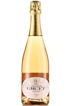 Gruet Rose Brut Champagne - шампанское Шампань Грюэ Розе 2020 год 0.75 л розовое брют