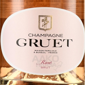 Gruet Rose Brut Champagne - шампанское Шампань Грюэ Розе 2020 год 0.75 л розовое брют