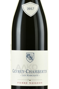 Pierre Naigeon Gevrey-Chambertin Les Marches AOC - вино Пьер Нежон Ле Марше Жевре Шамбертен АОС 2017 год 0.75 л красное сухое