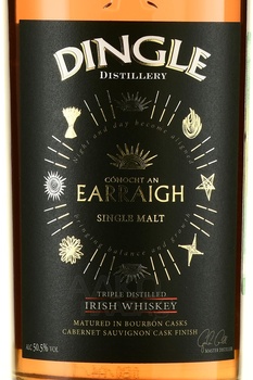 Dingle Conocht An Earraigh Single Malt 7 Years Old - виски Конокт Ан Ариг Сингл Молт 7 лет 0.7 л в п/у