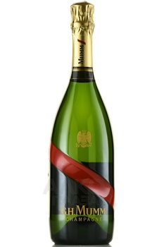 G.H.Mumm Grand Cordon Brut - вино игристое ДЖ.Г. МУММ Гранд Кордон Брют 0.75 л белое брют