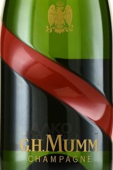 G.H.Mumm Grand Cordon Brut - вино игристое ДЖ.Г. МУММ Гранд Кордон Брют 0.75 л белое брют