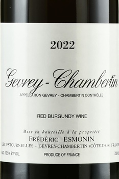 Frederic Esmonin Gevrey-Chambertin - вино Жевре-Шамбертен Фредерик Эсмонин 2022 год 0.75 л красное сухое