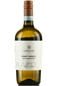 Corvezzo Pinot Grigio Delle Venezie - вино Корвецо Пино Гриджо Делле Венецие 0.75 л белое сухое