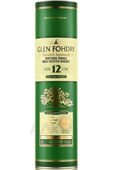 Glen Fohdry 12 Year Japanese Oak Cask Finish - виски Глен Фодри 12-летний Джапаниз Оук Каск Финиш 0.75 л в тубе