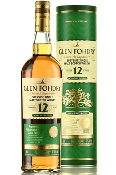 Glen Fohdry 12 Year Japanese Oak Cask Finish - виски Глен Фодри 12-летний Джапаниз Оук Каск Финиш 0.75 л в тубе