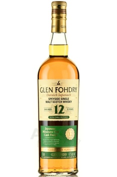 Glen Fohdry 12 Year Japanese Oak Cask Finish - виски Глен Фодри 12-летний Джапаниз Оук Каск Финиш 0.75 л в тубе