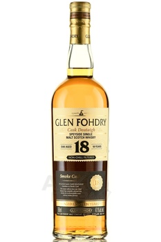 Glen Fohdry 18 Year Smoke Cask - виски Глен Фодри 18-летний Смоук Каск 0.75 л в тубе