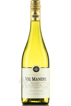 Viu Manent Chardonnay Estate Collection Reserva - вино Вью Манент Эстейт Коллекшн Резерва Шардонне 2023 год 0.75 л белое сухое