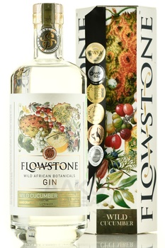 Flowstone Wild Cucumber - джин Флоустон Дикий Огурец 0.75 л в п/у