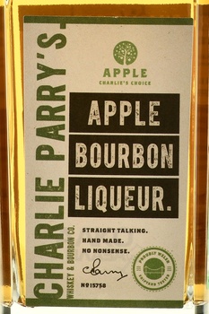 Charlie Parry’s Apple Bourbon - ликер Чарли Парри’с Эппл Бурбон 0.5 л