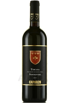 Caparzo Sangiovese Toscana IGT - вино Капарцо Санджовезе Тоскана ИГТ 2022 год 0.75 л красное сухое