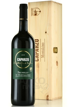 Caparzo Brunello di Montalcino DOCG - вино Капарцо Брунелло ди Монтальчино ДОКГ 2019 год 1.5 л красное сухое в д/у