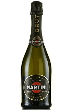 Martini Brut 0.75l Gift Box - игристое вино Мартини Брют 0.75 л в п/у