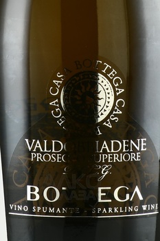 Casa Bottega Valdobbiadene Prosecco Superiore - вино игристое Каса Боттега Вальдоббиадене Просекко Супериоре 2021 год 0.75 л белое сухое