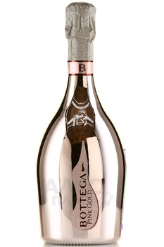 Bottega Pink Gold Prosecco Rose Brut - вино игристое Боттега Пинк Голд Просекко Розе Брют 2022 год 0.75 л розовое брют