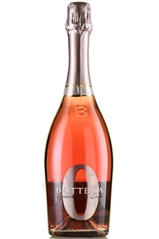 Bottega Zero Rose Sparkling Life - безалкогольное игристое вино Боттега Зеро Розе Спарклинг Лайф 0.75 л