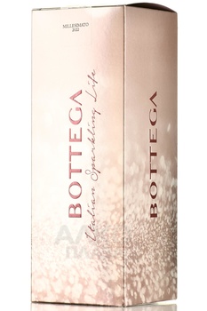 Bottega Pink Gold Prosecco Rose Brut - вино игристое Боттега Пинк Голд Просекко Розе Брют 2022 год 0.75 л розовое брют в п/у