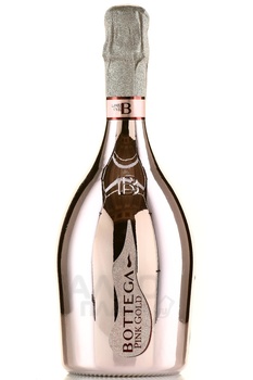 Bottega Pink Gold Prosecco Rose Brut - вино игристое Боттега Пинк Голд Просекко Розе Брют 2022 год 0.75 л розовое брют в п/у