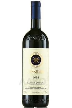 Sassicaia Bolgheri 2016 - вино Сассикайя Болгери 2016 0.75 л красное сухое