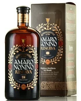 Quintessentia Amaro Nonino Reserva - ликер Куинтессенциа Амаро Нонино Ризерва 0.7 л в п/у