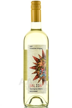 Salida Sauvignon Blanc VCP - вино Салида Совиньон Блан ВСП 0.75 л белое полусладкое