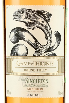 Game of Thrones The Singleton of Glendullan Select House Tully in tube - виски Игра Престолов Синглтон Селект Глендуллан Дом Талли 0.7 л в тубе