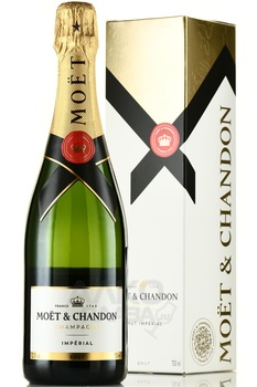 Moet & Chandon Brut Imperial gift box - шампанское Моет Шандон Брют Империал 0.75 л в п/у